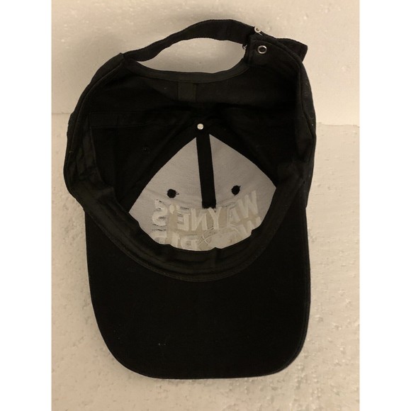 Waynes World Hat Cap Adjustable Black TV Show Movie Garth Mens 90s - Picture 9 of 14